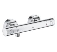 GROHE Mitigeur de douche mural Grohtherm 800 Cosmopolitan thermostatique StarLight Chrome 34765000