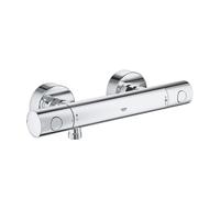 GROHE Mitigeur de douche mural Grohtherm 800 Cosmopolitan thermostatique StarLight Chrome 34765000
