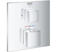 Grohe Grohtherm Cube mitigeur bain-douche encastrée oui StarLight Chrome 24154000