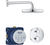 Grohe Grohtherm ensemble de douche encastré avec thermostat oui StarLight Chrome 34726000