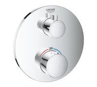 Grohe Grohtherm mitigeur bain-douche encastrée avec thermostat StarLight Chrome 24076000