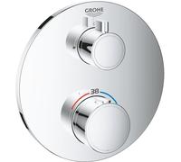 Grohe Mitigeur thermostatique de douche encastré Grohtherm 24075000 StarLight Chrome
