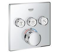GROHE Grohtherm SmartControl Façade avec mitigeur thermostatique encastré 3 sorties 29126000