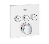 Grohe Grohtherm SmartControl mitigeur bain-douche encastrée avec thermostat blanc 29157LS0