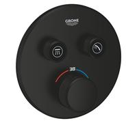 Grohe Grohtherm SmartControl mitigeur bain-douche encastrée avec thermostat noir 291192430