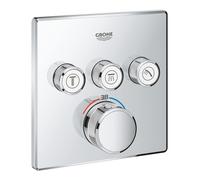 Grohe Grohtherm SmartControl mitigeur bain-douche encastrée avec thermostat StarLight Chrome 29126000