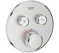 Grohe Grohtherm SmartControl mitigeur bain-douche encastrée avec thermostat SuperSteel 29119DC0