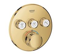 Grohe Grohtherm SmartControl - Mitigeur de douche thermostatique encastré, 3 soupapes, Cool Sunrise 29121GL0