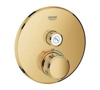 Grohe Grohtherm SmartControl - Mitigeur de douche thermostatique encastré avec 1 soupape, Cool Sunrise 29118GL0