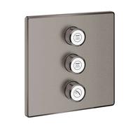 Grohe Grohtherm SmartControl - Mitigeur encastré pour 3 sorties, Hard Graphite brossé 29127AL0