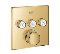 Grohe Grohtherm SmartControl - Mitigeur thermostatique encastré, 3 sorties, Cool Sunrise 29126GL0