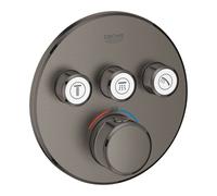 Grohe Grohtherm SmartControl mitigeur bain-douche encastrée avec thermostat Hard Graphite 29121AL0