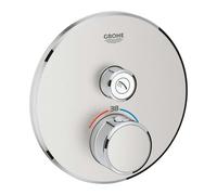 Grohe Grohtherm SmartControl - Mitigeur thermostatique encastré de douche avec 1 sortie, supersteel 29118DC0