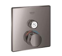 Grohe Grohtherm SmartControl - Mitigeur thermostatique encastré de douche pour 1 sortie, Hard Graphite 29123A00