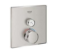 Grohe Grohtherm SmartControl - Mitigeur thermostatique encastré de douche pour 1 sortie, supersteel 29123DC0