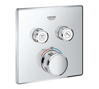 GROHE Mitigeur bain-douche encastré Grohtherm SmartControl avec thermostat StarLight Chrome 29124000