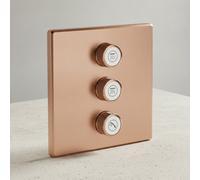 Grohe Grohtherm SmartControl Panneau de contrôle 3 sorties Bronze, 29127DL0