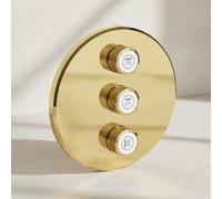 Grohe Grohtherm SmartControl Panneau de contrôle 3 sorties Doré, 29122GL0