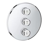 GROHE Grohtherm SmartControl Panneau de contrôle, Chromée, 3 sorties