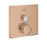 Grohe Grohtherm SmartControl - Robinet thermostatique encastré avec 1 sortie, Warm Sunset brossé 29123DL0