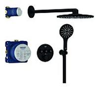 Grohe Grohtherm Smartcontrol système de douche 34863KF0 encastré, noir fantôme