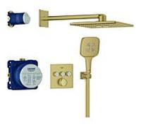 Grohe Grohtherm Smartcontrol système de douche 34864GN0 encastré, cool Sunrise brossé