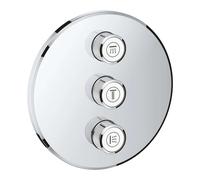 Grohe Grohtherm SmartControl - Télécommande à trois voies encastré, chrome 29122000