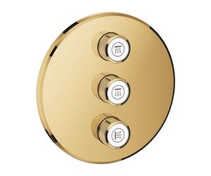 Grohe Grohtherm SmartControl - Télécommande à trois voies encastré, Cool Sunrise 29122GL0