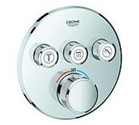 Grohe Grohtherm SmartControl mitigeur bain-douche encastrée avec thermostat StarLight Chrome 29121000