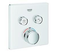 Grohe douche Grohe Smartcontrol 29156LS0, blanc lunaire, avec 2 robinets d'arrêt