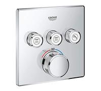 GROHE Grohtherm SmartControl Thermostatique pour installation encastrée, Chromé, 3 sorties