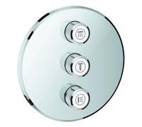 Grohe Vanne encastrée Grohtherm SmartControl 29122000 3 voies chromé