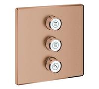 Grohe Grohtherm SmartControl vanne cachée à 3 voies, 29127DL0, Couleur: coucher de soleil chaud brossé