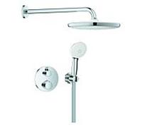 GROHE Système de douche encastré Grohtherm 103996 rond 2 ASV pour cadre de douche Mono chrome