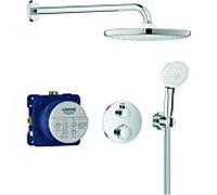 Grohe Grohe Système de douche encastré Grohtherm 34872 avec FMS rond/SmartBox/Tête/Brause chromé Quantité:1
