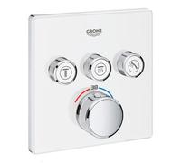 GROHE Grotherm Smartcontrol thermostatique encastré 3 sorties, blanc 29157LS0