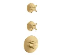 Grohe hansgrohe Set de montage complet Axor One UP-Thermostat 2 utilisateurs or brossé optique Quantité:1