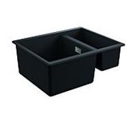 Grohe intégré Grohe composite 31648AP0 555x460mm, 1.5 vasques, noir granit
