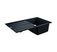 Grohe K400 évier intégré en composite 31640AP0 860x500mm, 2000 avec égouttoir, granit noir