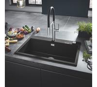 Grohe - Évier composite K700 avec garniture de vidage automatique, 78x51 cm, noir granite 31652AP0