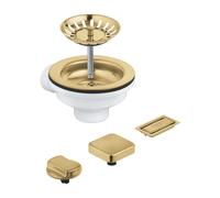 Grohe - Kit de vidage d'évier, Cool Sunrise brossé 40996GN0