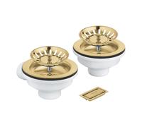 Grohe - Kit de vidage pour évier, Cool Sunrise brossé 40997GN0
