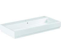 Grohe lavabo CUBE CERAMIQUE 1 trou pour robinet, avec trop-plein 100 cm, 1010 x 490 mm PureGuard/blanc alpin