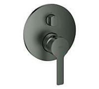 Grohe Lineare Mitigeur monocommandé avec inverseur 3 voies, 24095AL1, Couleur: graphite dur brossé
