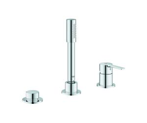 Grohe Lineare Combiné monocommande 3 trous, sans bec, 19965001
