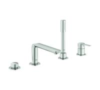 Grohe Lineare, combiné monotrou/bain, saillie 212mm, 19577DC1, Couleur: acier super