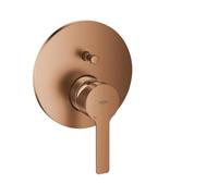 GROHE Lineare Ensemble de Finition Mitigeur Bain/Douche, Inverseur 2 Voies, Bronze Brossé, 24064DL1
