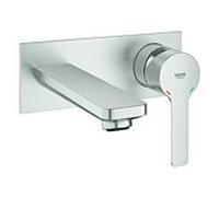 Grohe Lineare Grohe 19409DC1 supersteel, Lineare mural 2 trous, projection 149mm