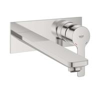 Grohe Lineare - Mitigeur de lavabo L encastré, installation 2 trous, supersteel 23444DC1