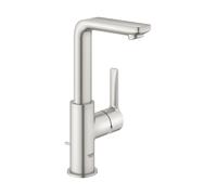 GROHE Mitigeur de lavabo Lineare L 23296DC1 SuperSteel monocommandé vidage à tirette orientable